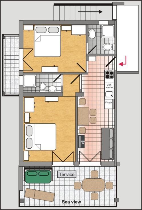 Apartments Dora Banjol エクステリア 写真